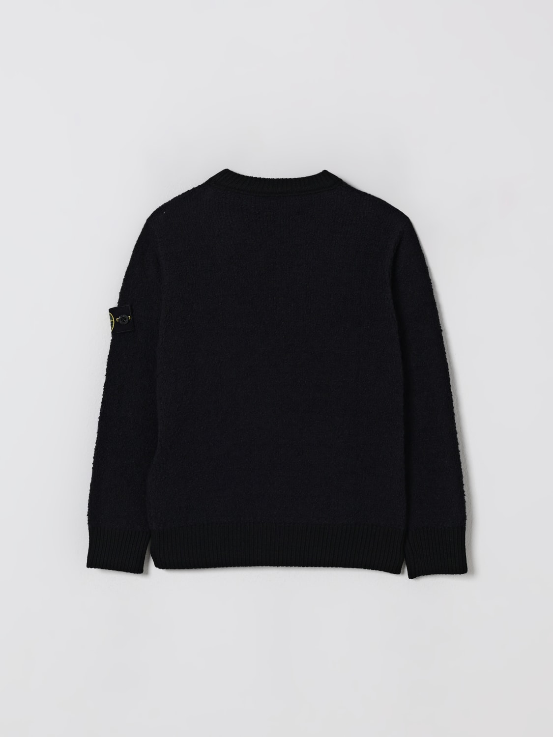 STONE ISLAND JUNIOR SWEATER: Sweater kids Stone Island Junior, Black - Img 2