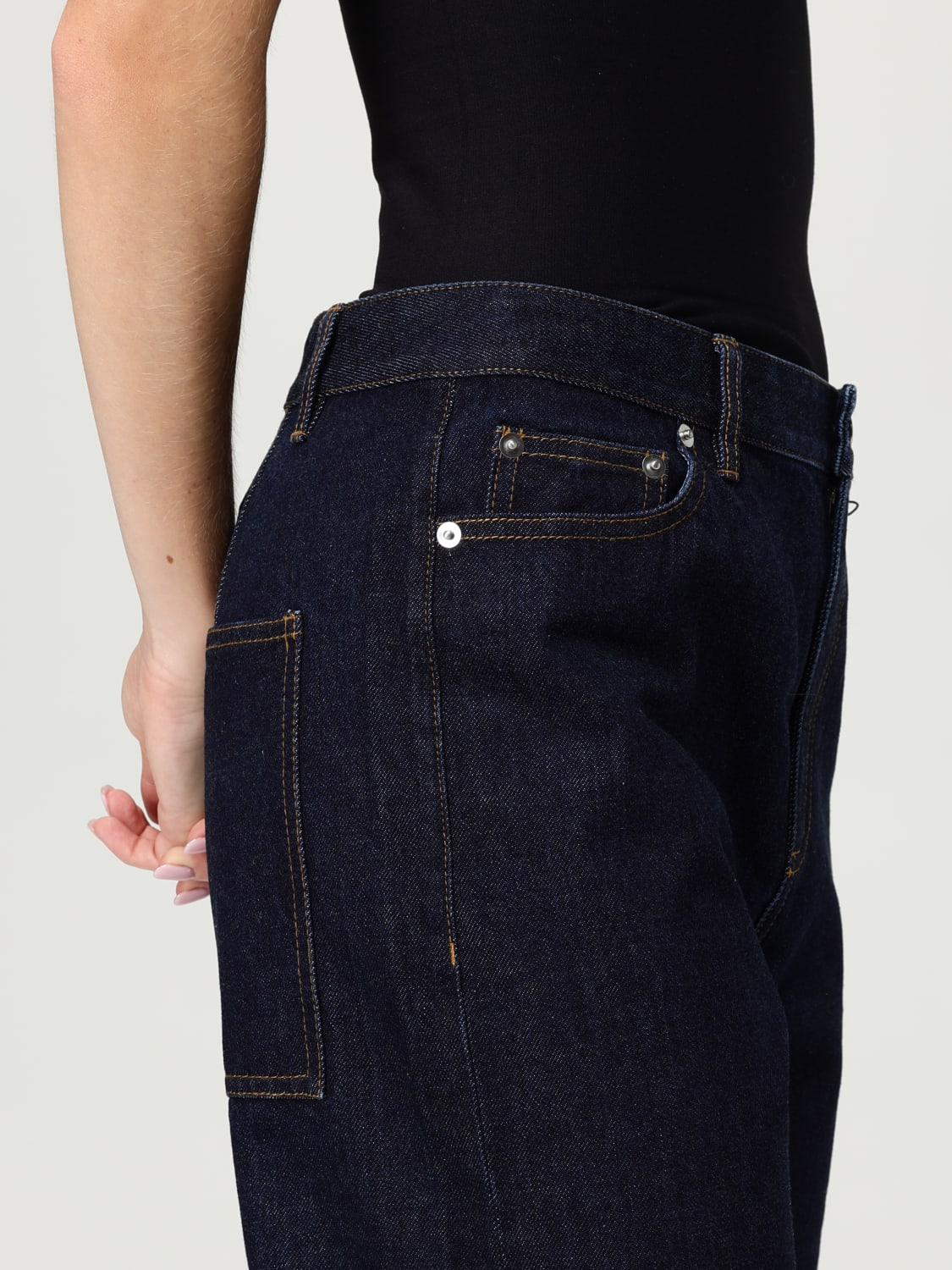 TIBI JEANS: Hose damen Tibi, Blau - Img 4