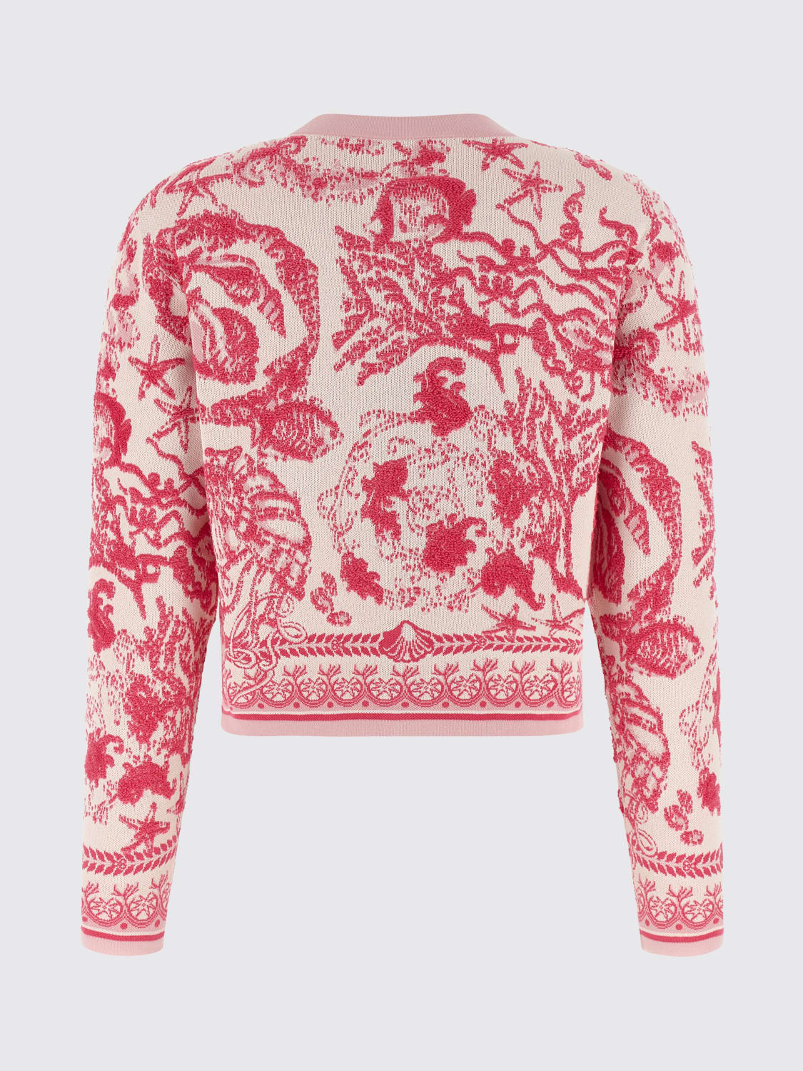 VERSACE SWEATER: Cardigan woman Versace, Pink - Img 2