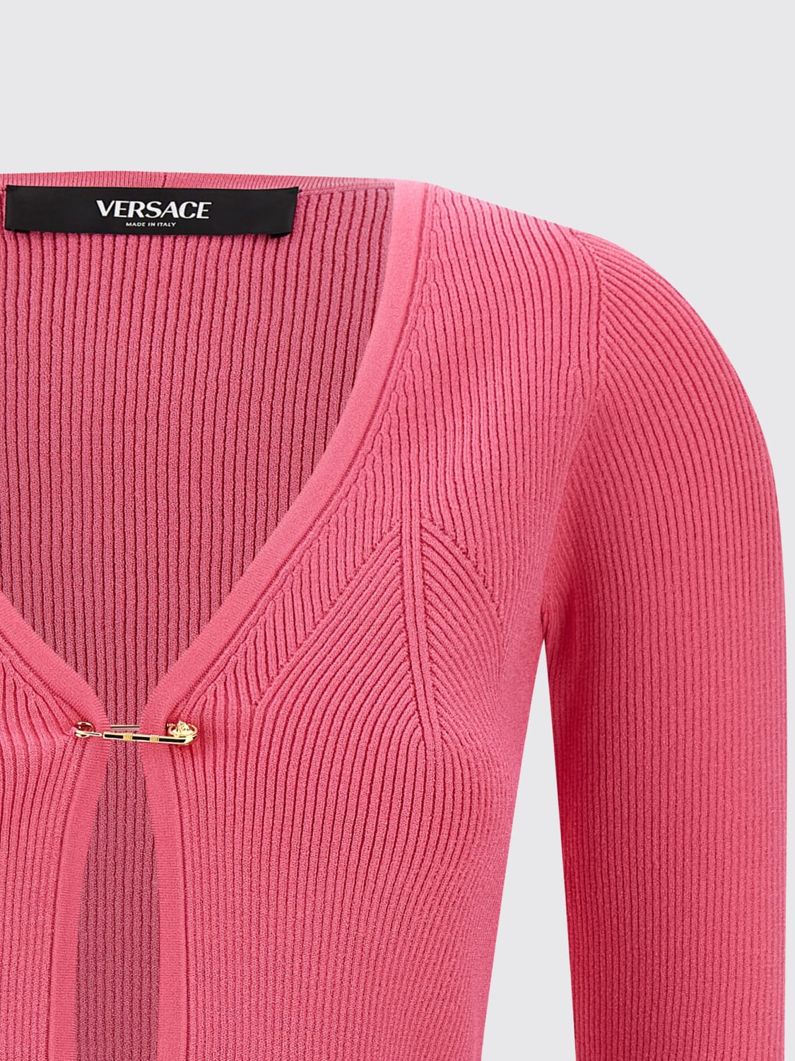 VERSACE БЛУЗКА: Кардиган Женское Versace, Фуксия - Img 3