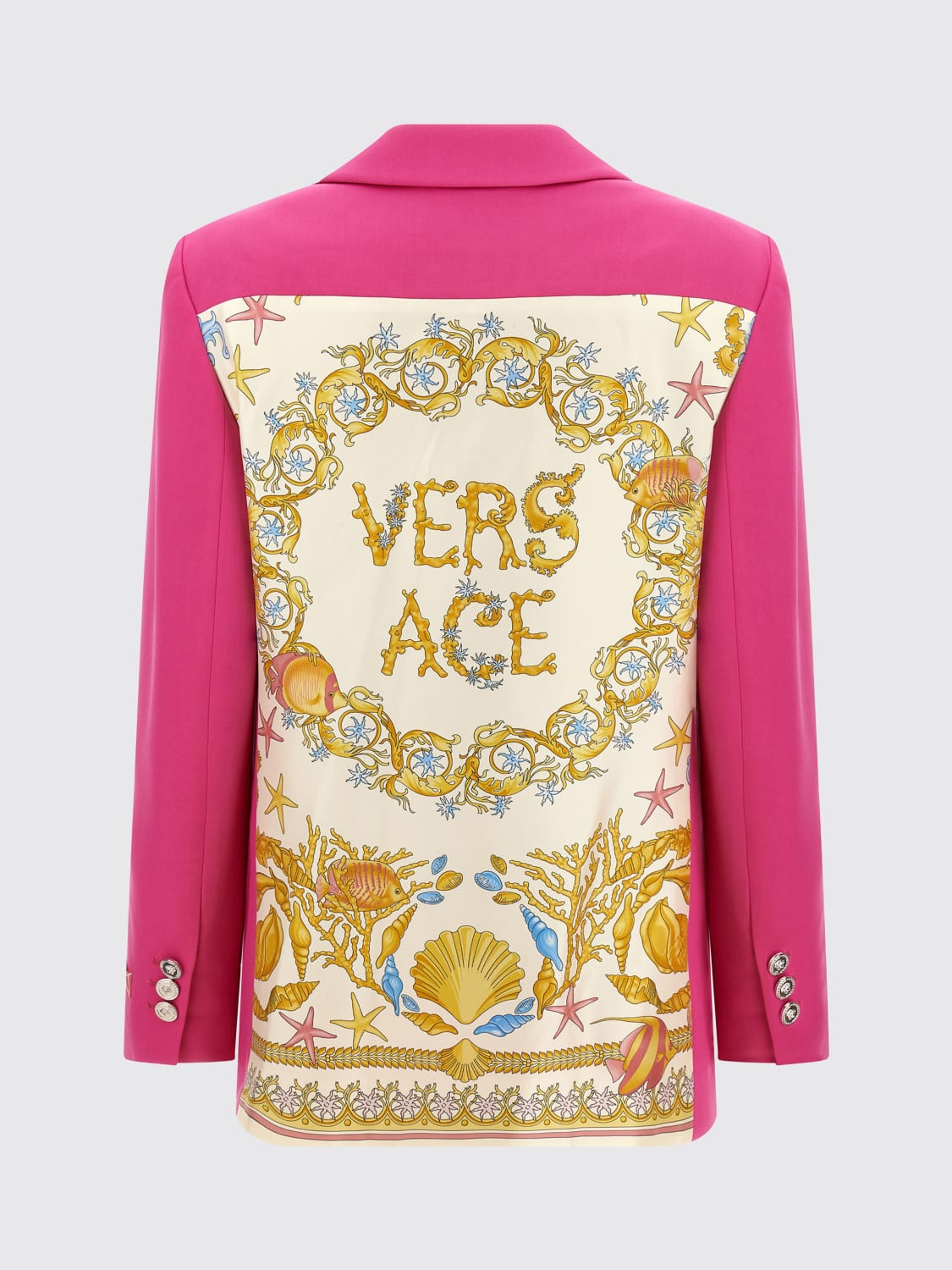 VERSACE JACKET: Jacket woman Versace, Fuchsia - Img 2