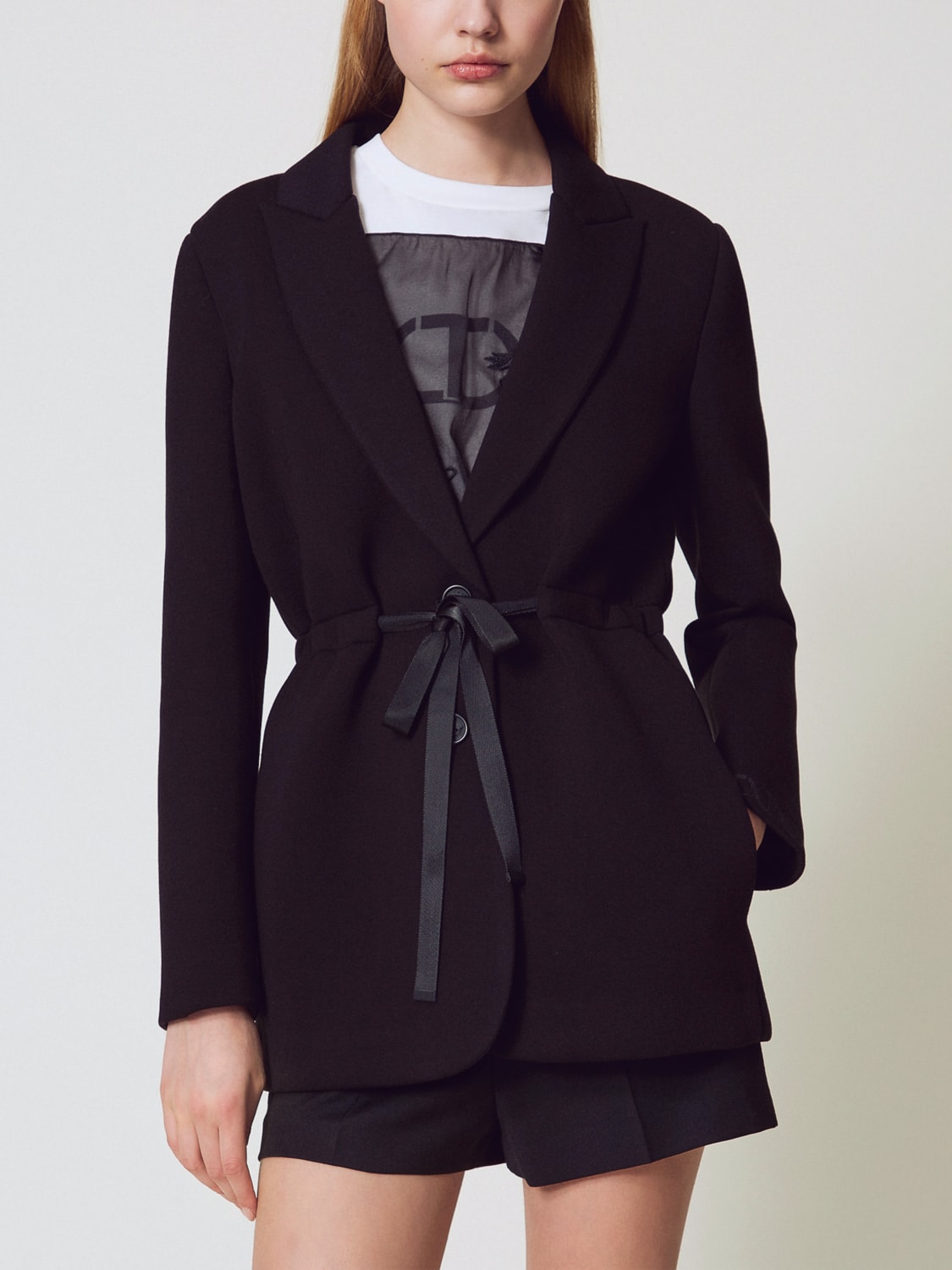 TWINSET JACKET: Jacket woman Twinset, Black - Img 1