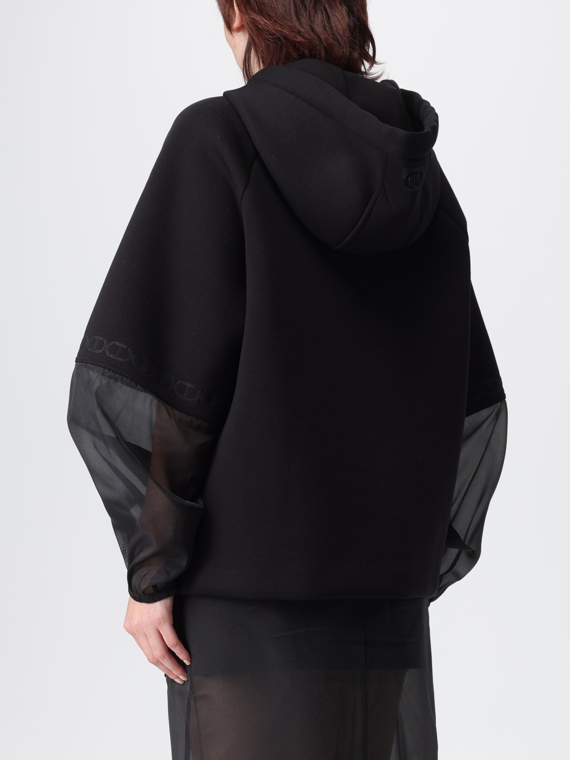 TWINSET SUDADERA: Sudadera mujer Twinset, Negro - Img 2