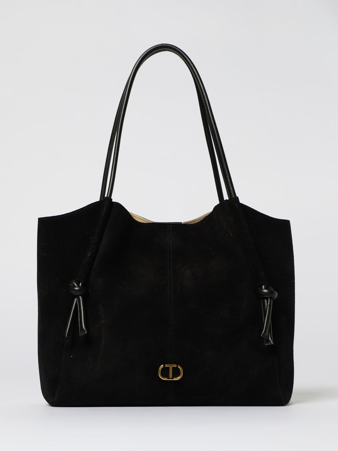 TWINSET TOTE BAG: Shoulder bag woman Twinset, Black - Img 1
