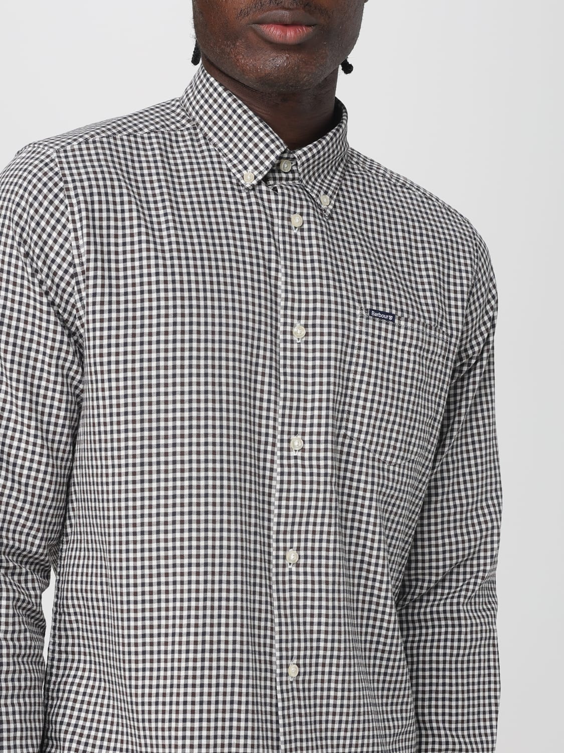 BARBOUR SHIRT: Shirt men Barbour, Black - Img 3