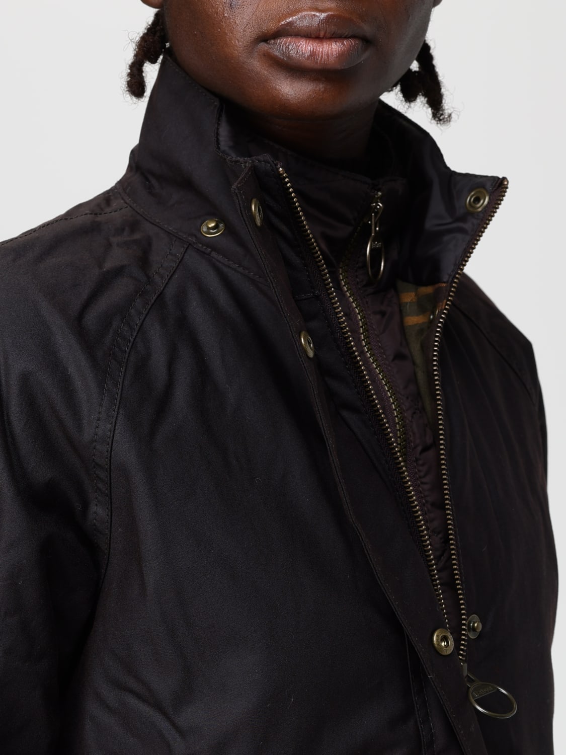 BARBOUR CHAQUETA: Abrigo mujer Barbour, Marrón - Img 4