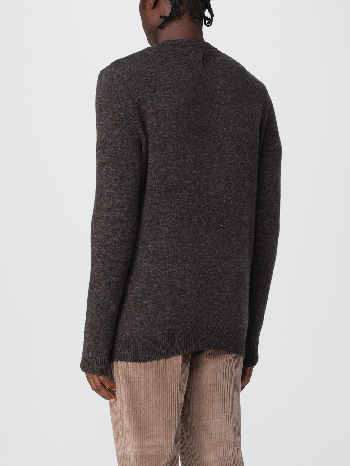 BARBOUR SWEATER: Sweater men Barbour, Brown - Img 2