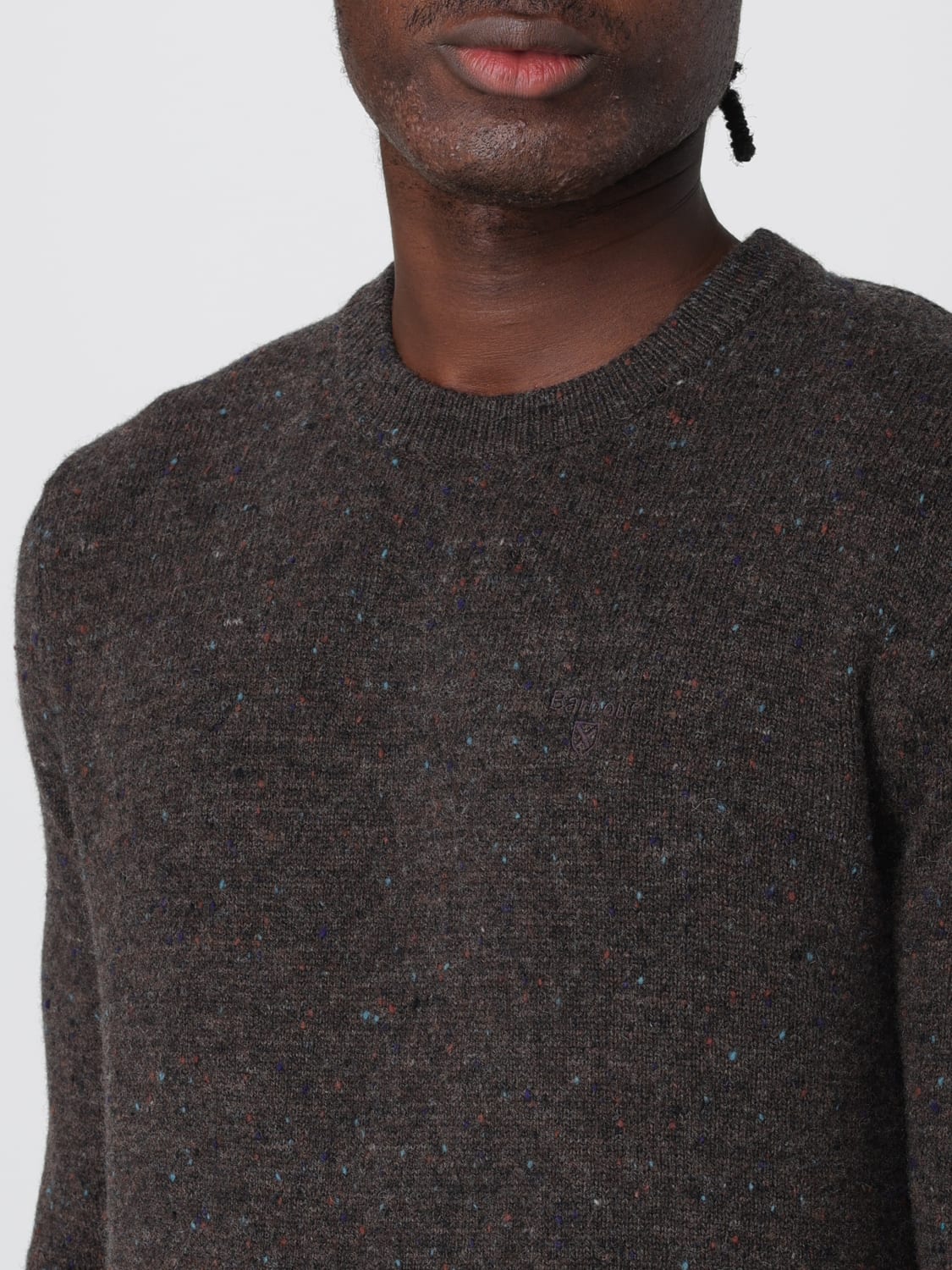 BARBOUR SWEATER: Sweater men Barbour, Brown - Img 3