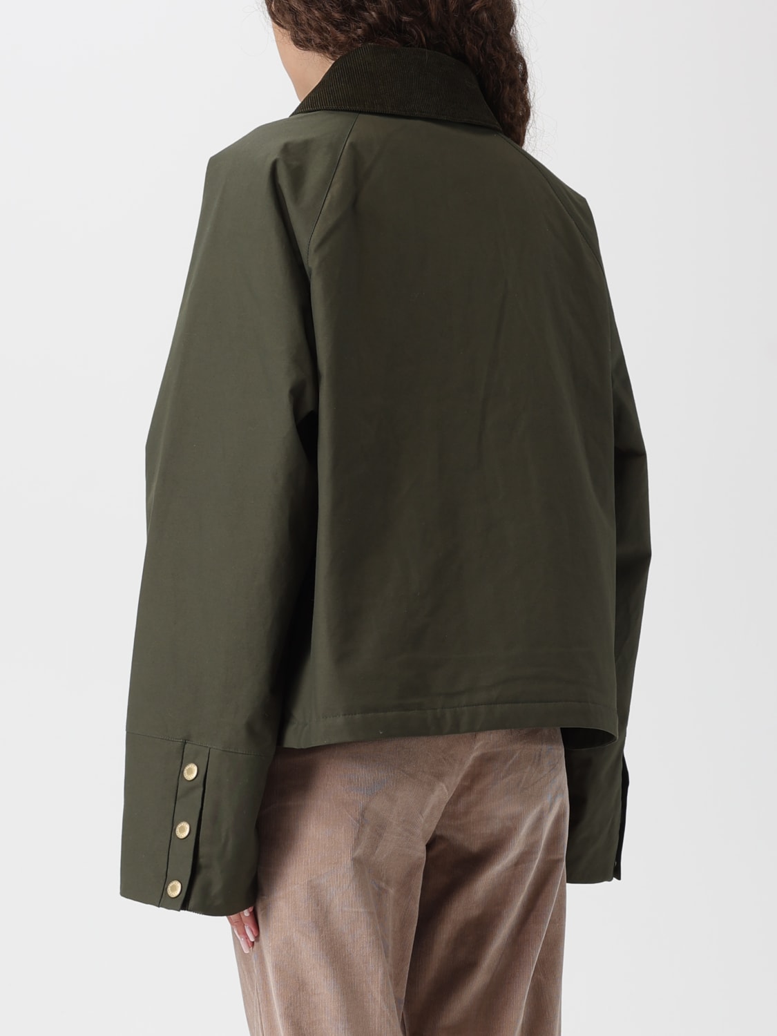 BARBOUR JACKET: Coat woman Barbour, Green - Img 3