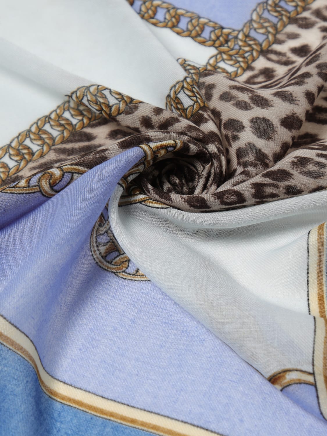 LIU JO SCIARPA: Sciarpa Liu Jo in viscosa stampata , Bianco - Img 3