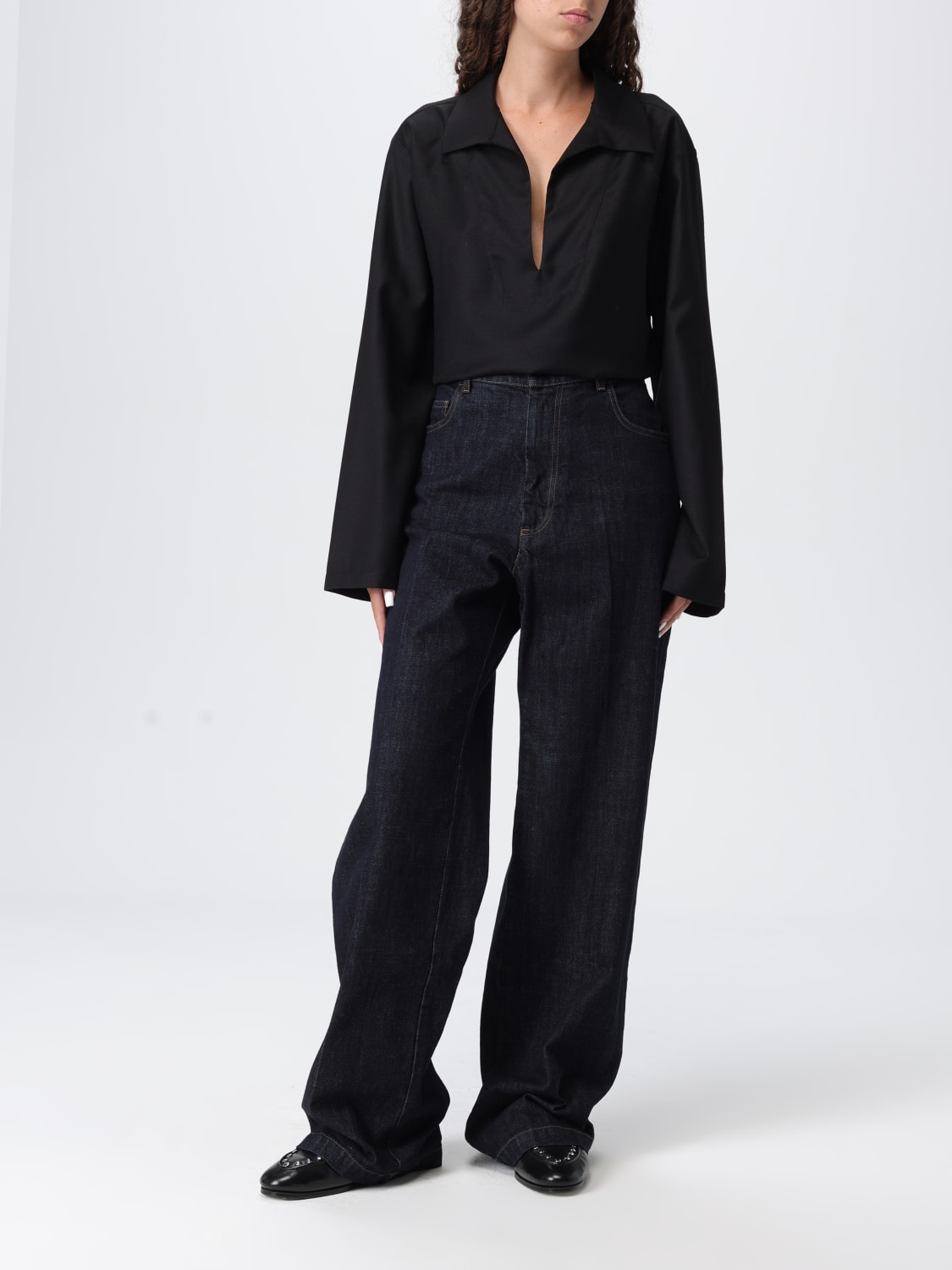 BARENA POLO SHIRT: Top woman Barena, Black - Img 2