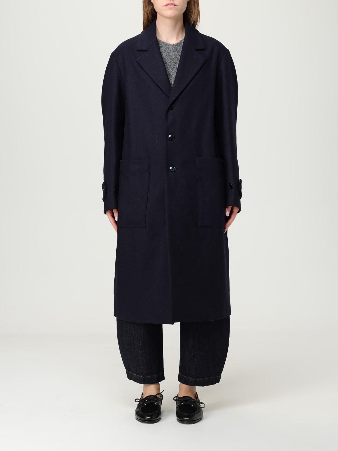 BARENA COAT: Coat woman Barena, Navy - Img 1