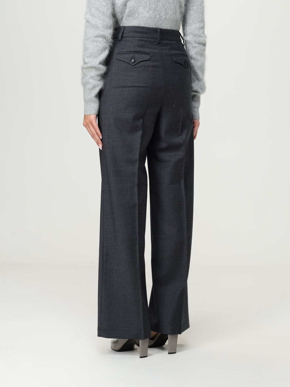 BARENA 裤子: 裤子 女士 Barena, 灰色 - Img 2