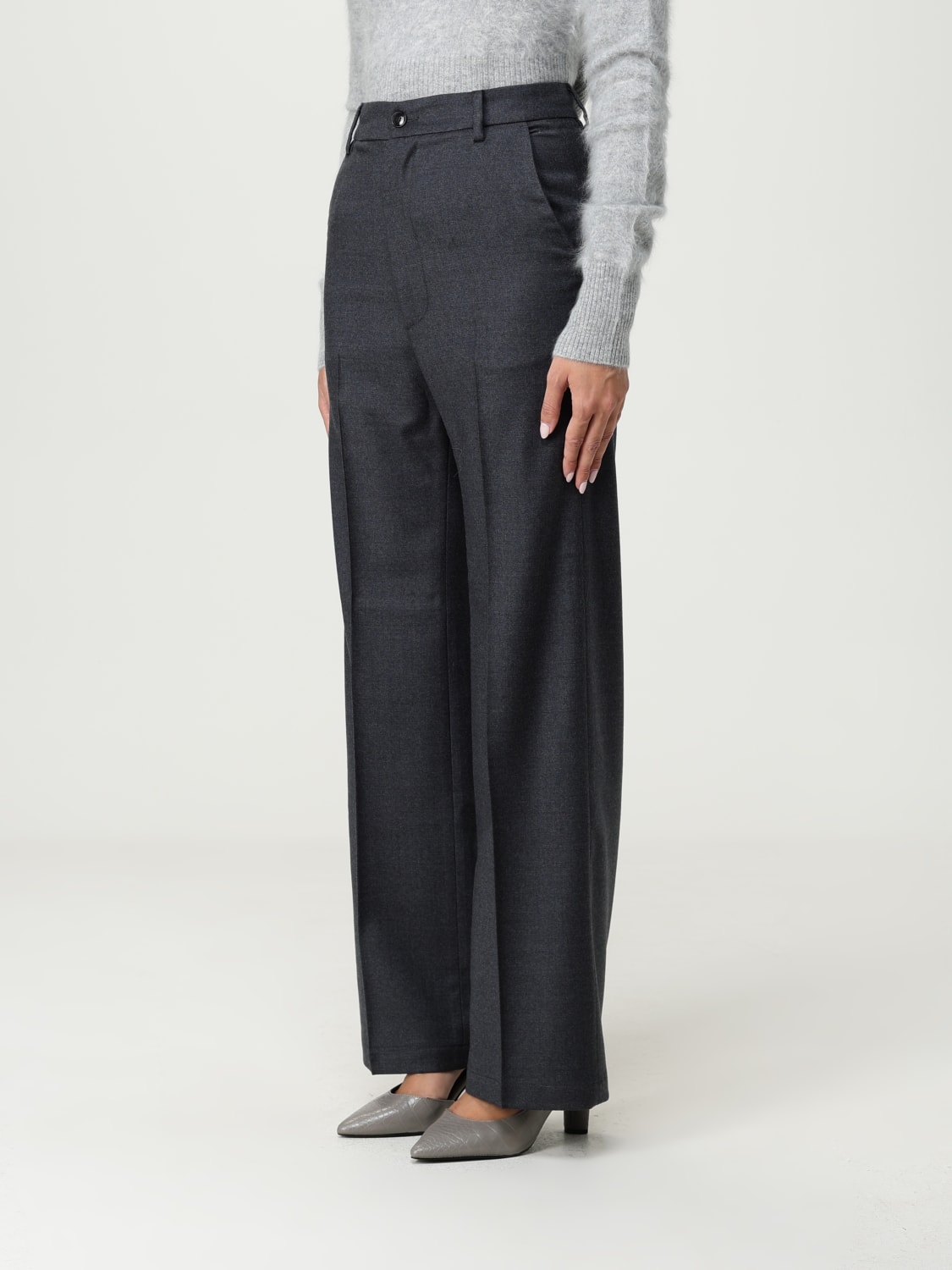 BARENA 裤子: 裤子 女士 Barena, 灰色 - Img 3