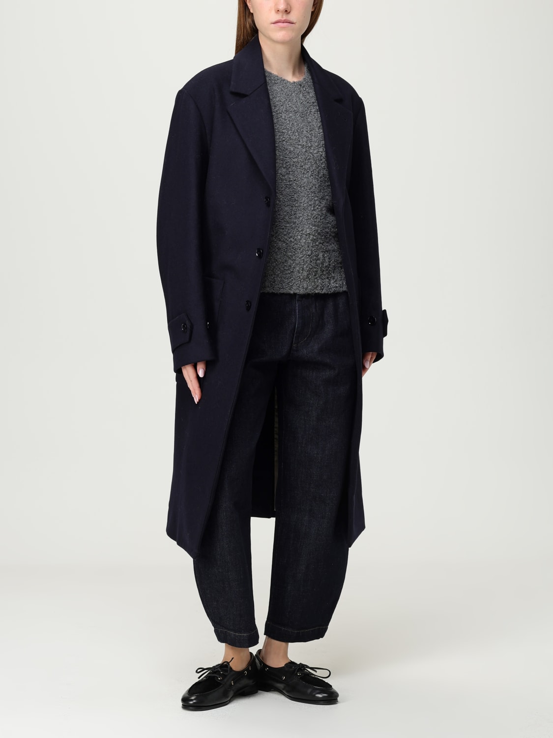 BARENA JEANS: Trousers woman Barena, Navy - Img 2