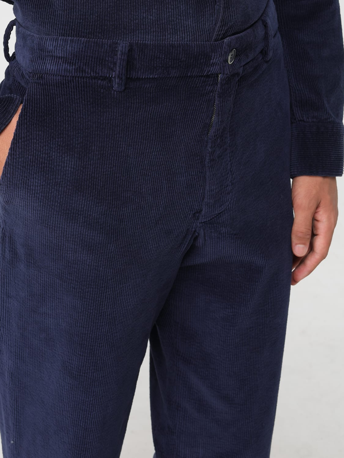 BARENA TROUSERS: Trousers men Barena, Navy - Img 4