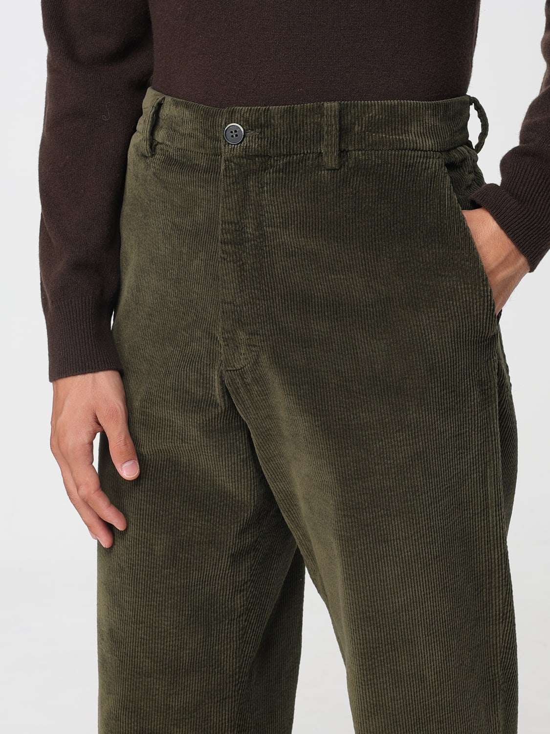 BARENA PANTS: Pants men Barena, Military - Img 3
