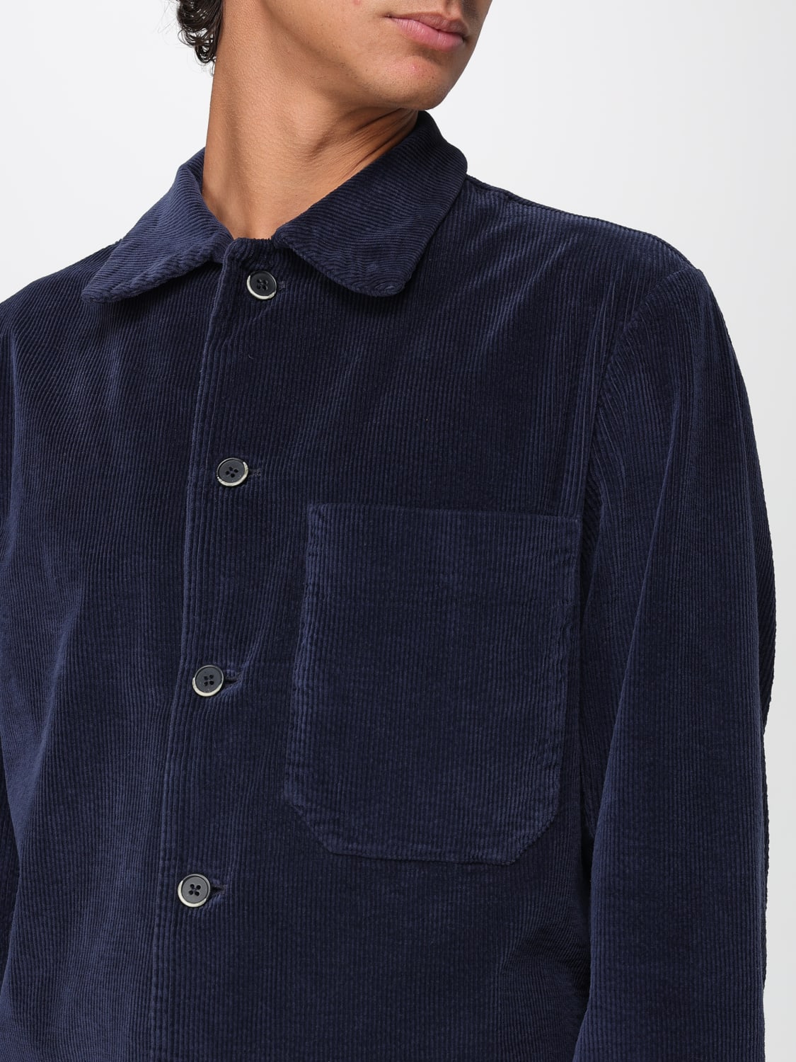 BARENA CAMISA: Camisa hombre Barena, Azul Marino - Img 4