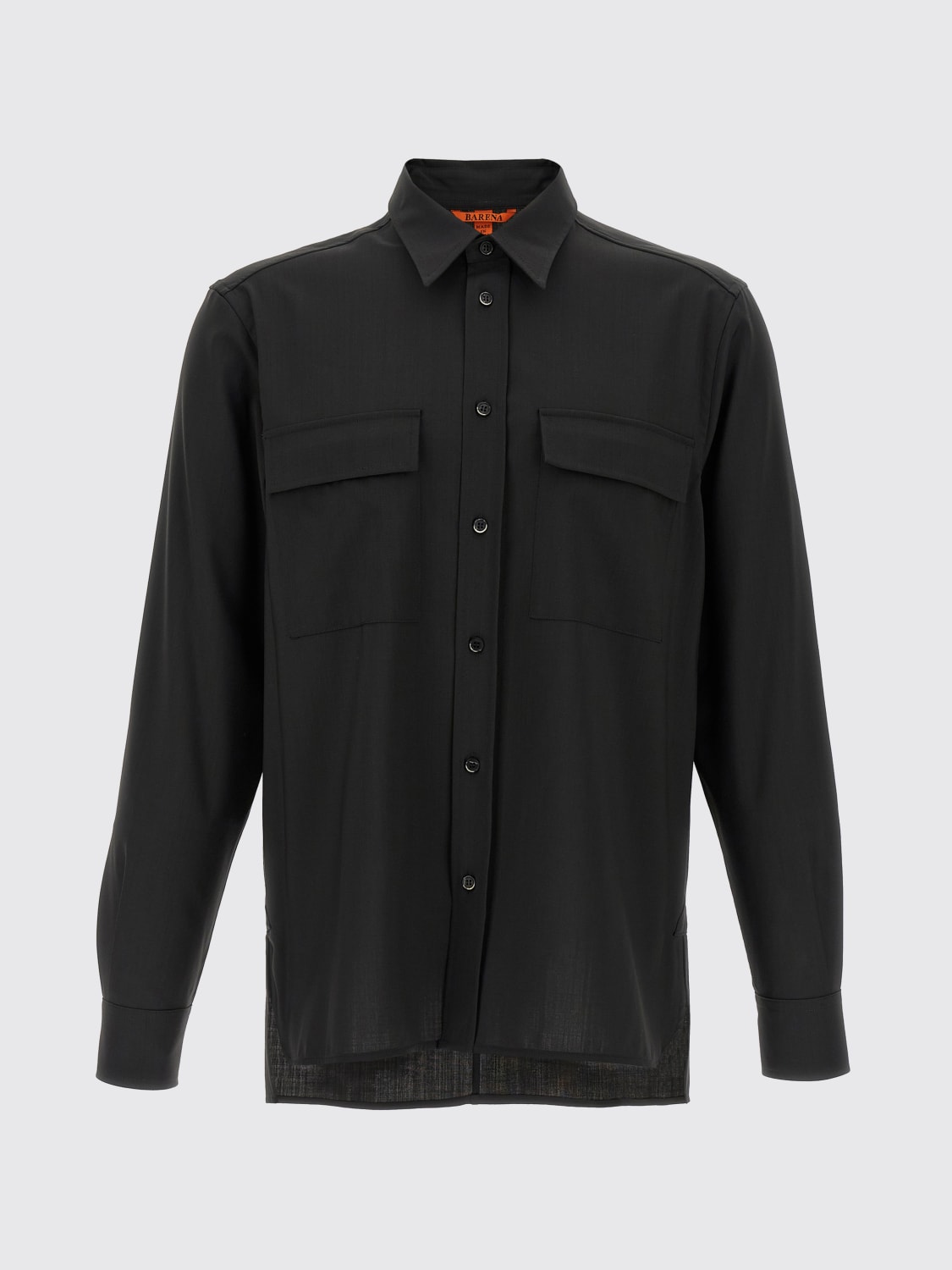 BARENA 셔츠: 셔츠 남성 Barena, 그레이 - Img 1