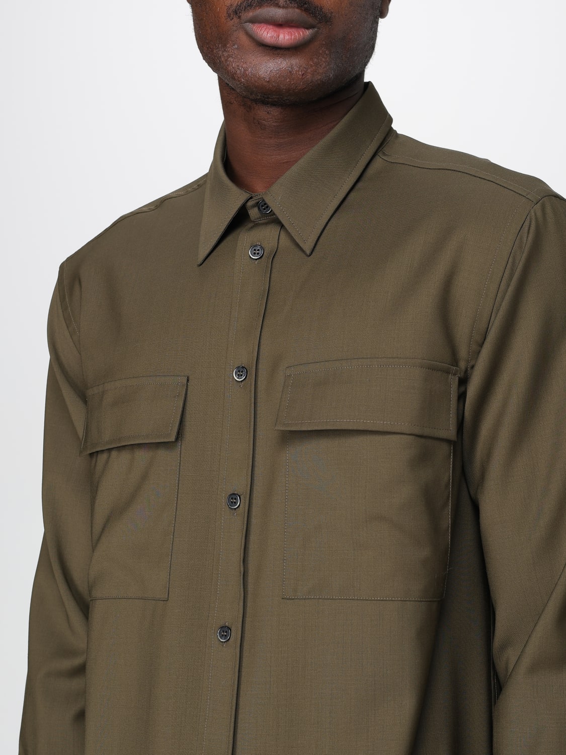 BARENA SHIRT: Shirt men Barena, Olive - Img 3