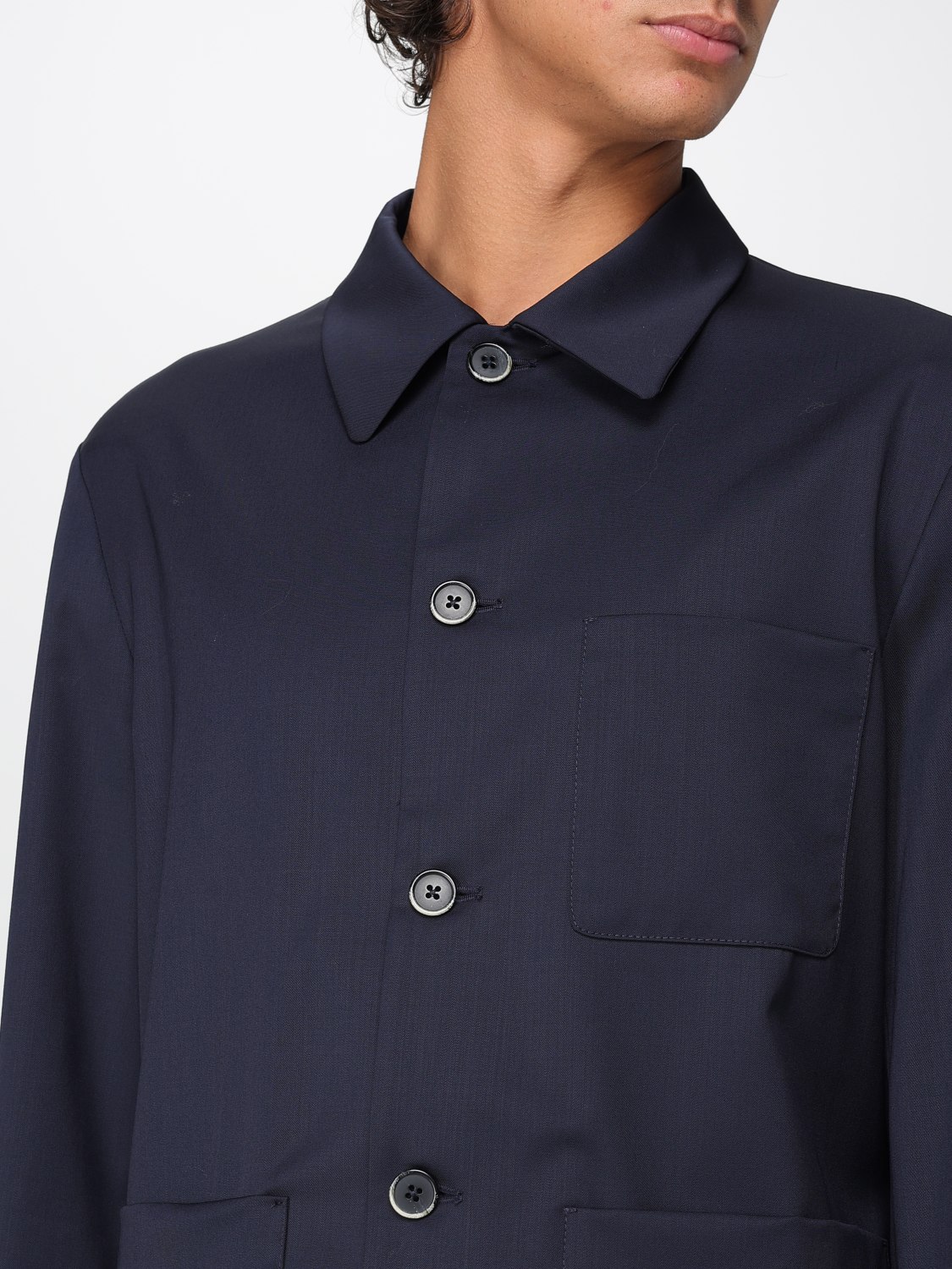 BARENA SHIRT: Shirt men Barena, Navy - Img 4