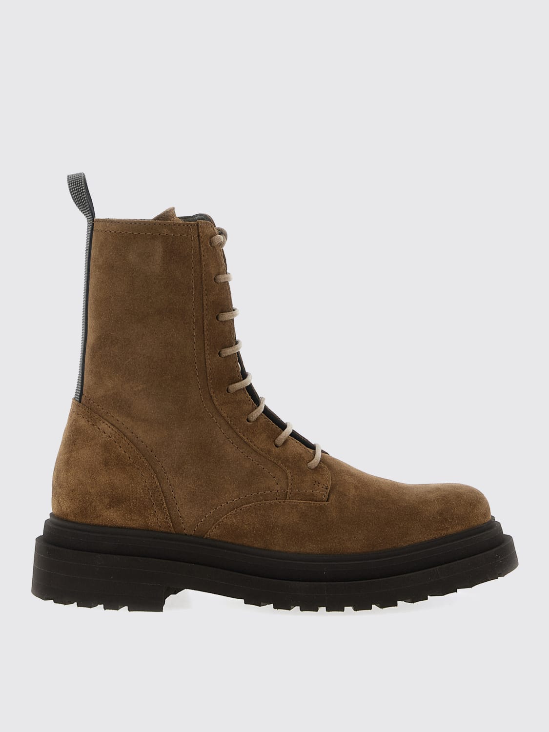 BRUNELLO CUCINELLI BOOTS: Shoes woman Brunello Cucinelli, Brown - Img 1
