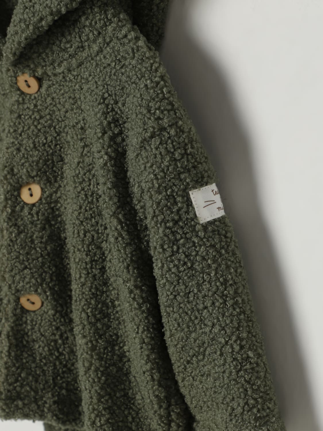 TEDDY & MINOU JACKET: Blazer kids Teddy & Minou, Moss Green - Img 3