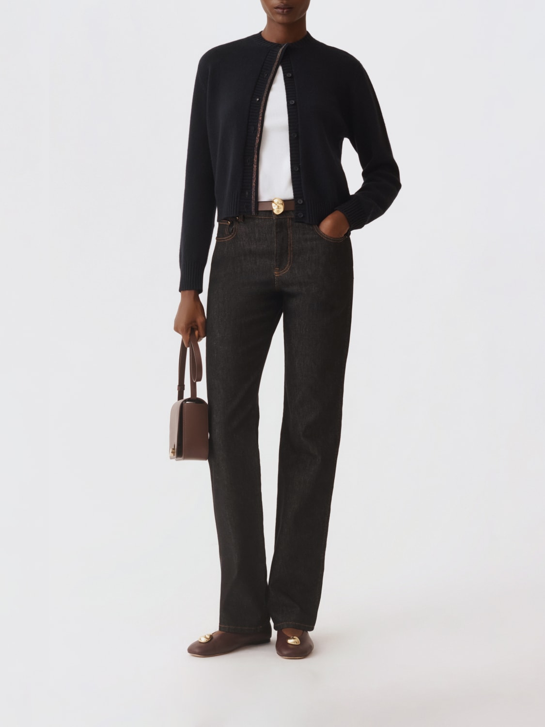 FABIANA FILIPPI JERSEY: Jersey mujer Fabiana Filippi, Azul Oscuro - Img 2