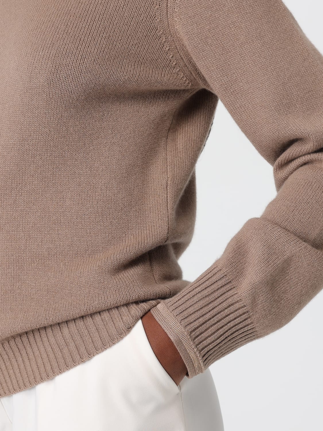 FABIANA FILIPPI PULLOVER: Pullover damen Fabiana Filippi, Braun - Img 5