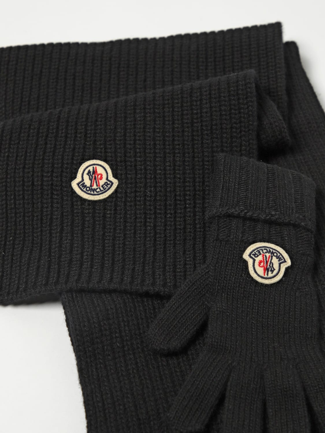 MONCLER BLANKET SET: Scarf kids Moncler, Black - Img 3