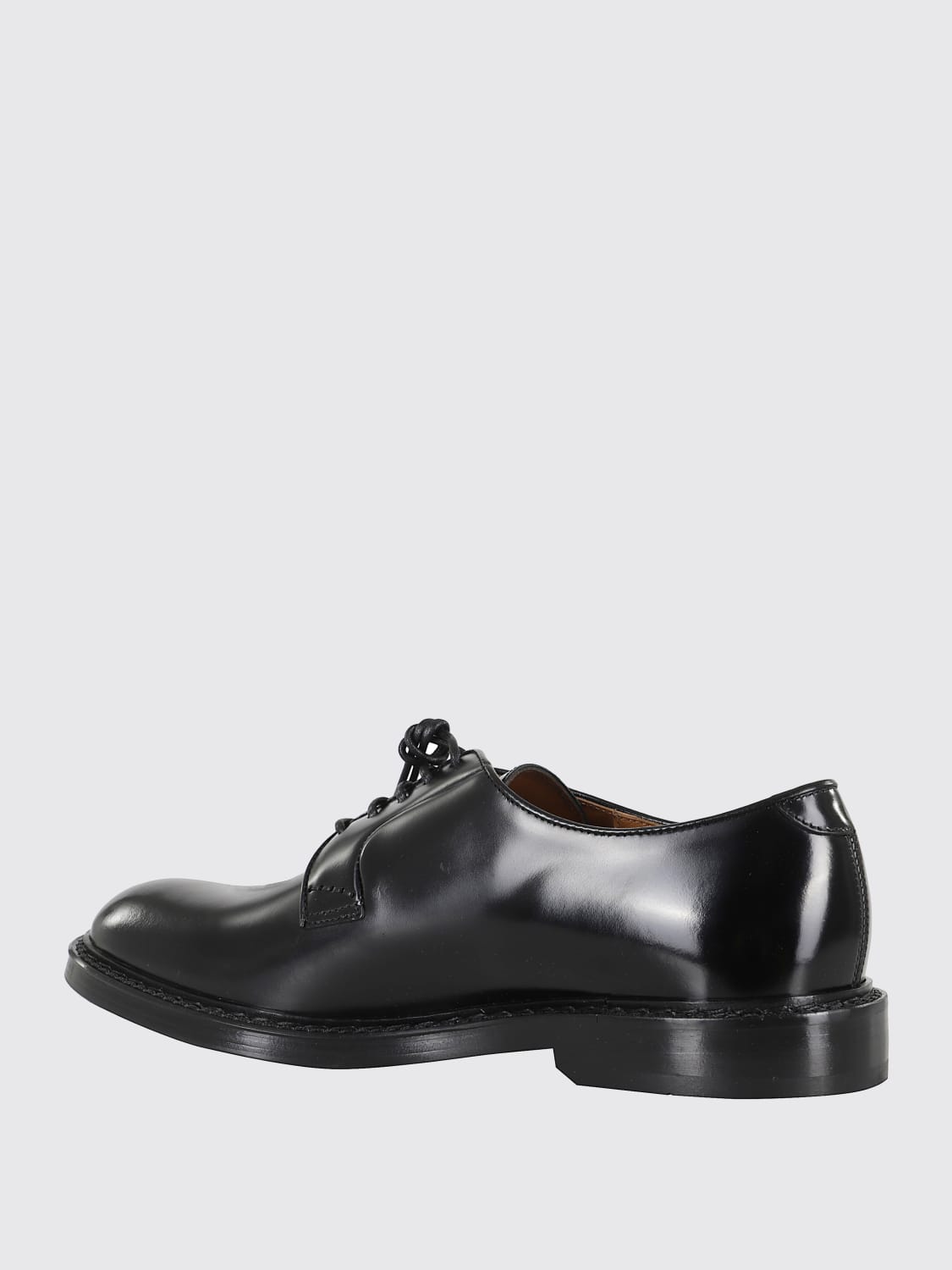 DOUCAL'S SCARPE STRINGATE: Derby Doucal's in pelle spazzolata , Nero - Img 3