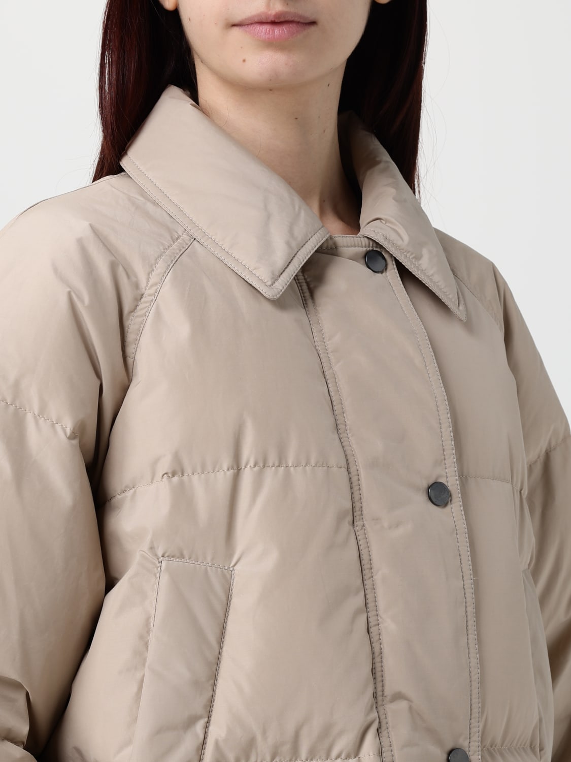 BRUNELLO CUCINELLI VESTE: Veste femme Brunello Cucinelli, Beige - Img 5