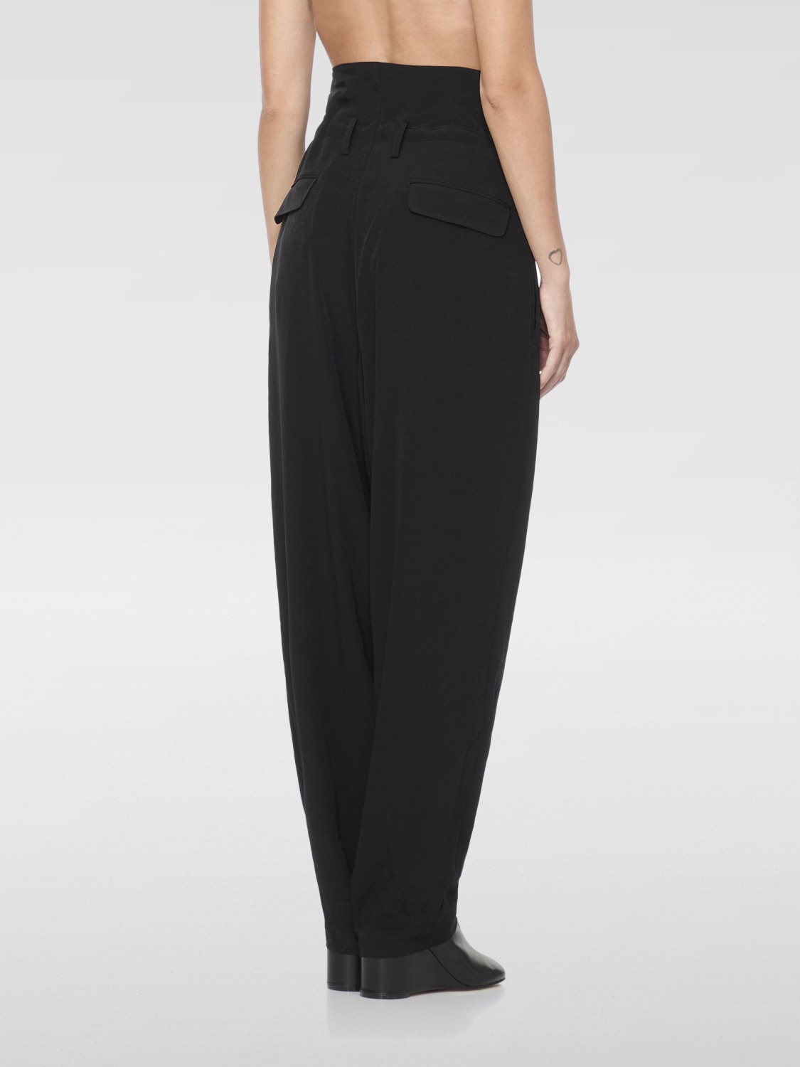 Y'S PANTS: Pants woman Y's, Black - Img 3