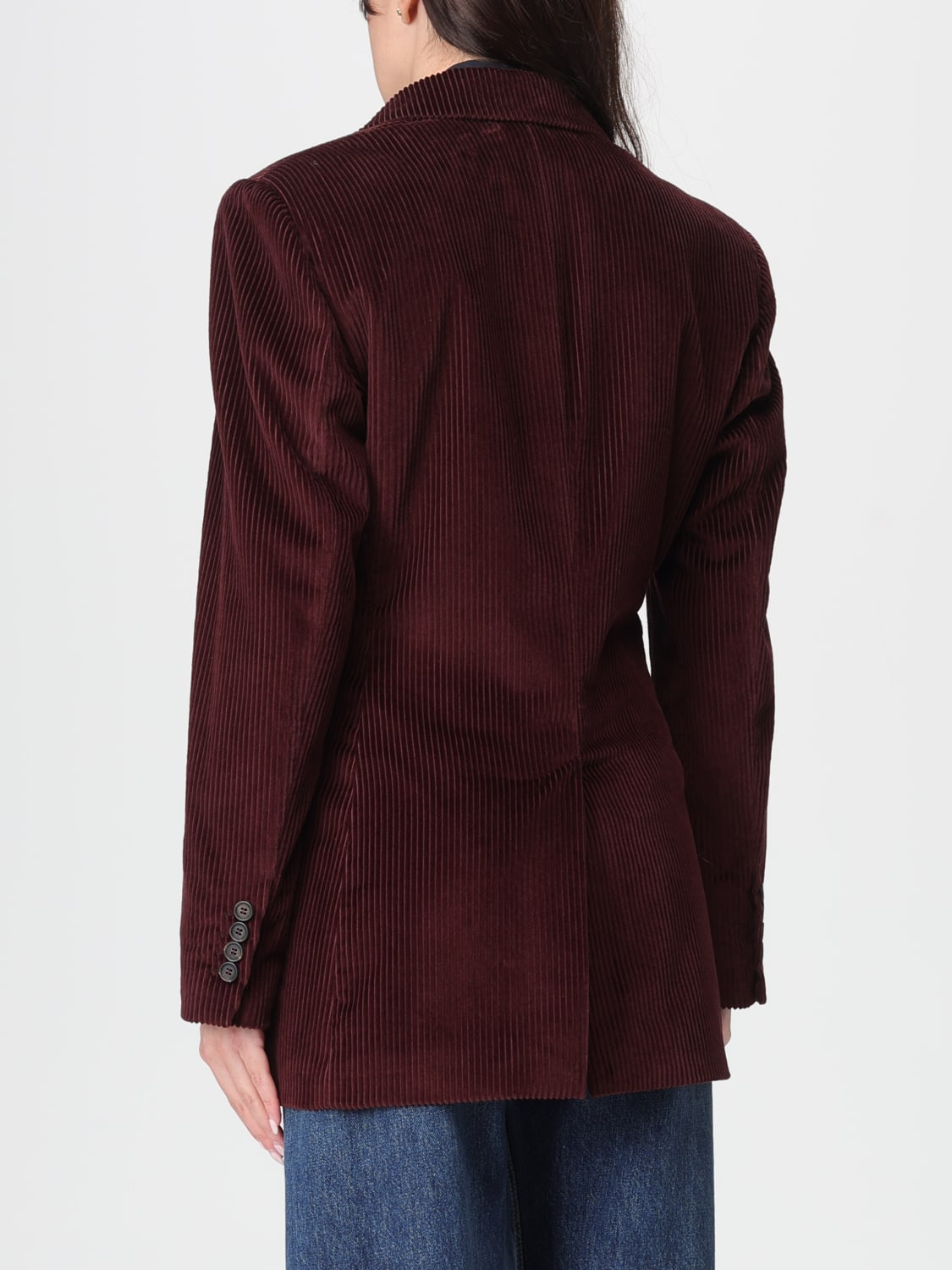 BRUNELLO CUCINELLI VESTE: Veste femme Brunello Cucinelli, Vin - Img 3