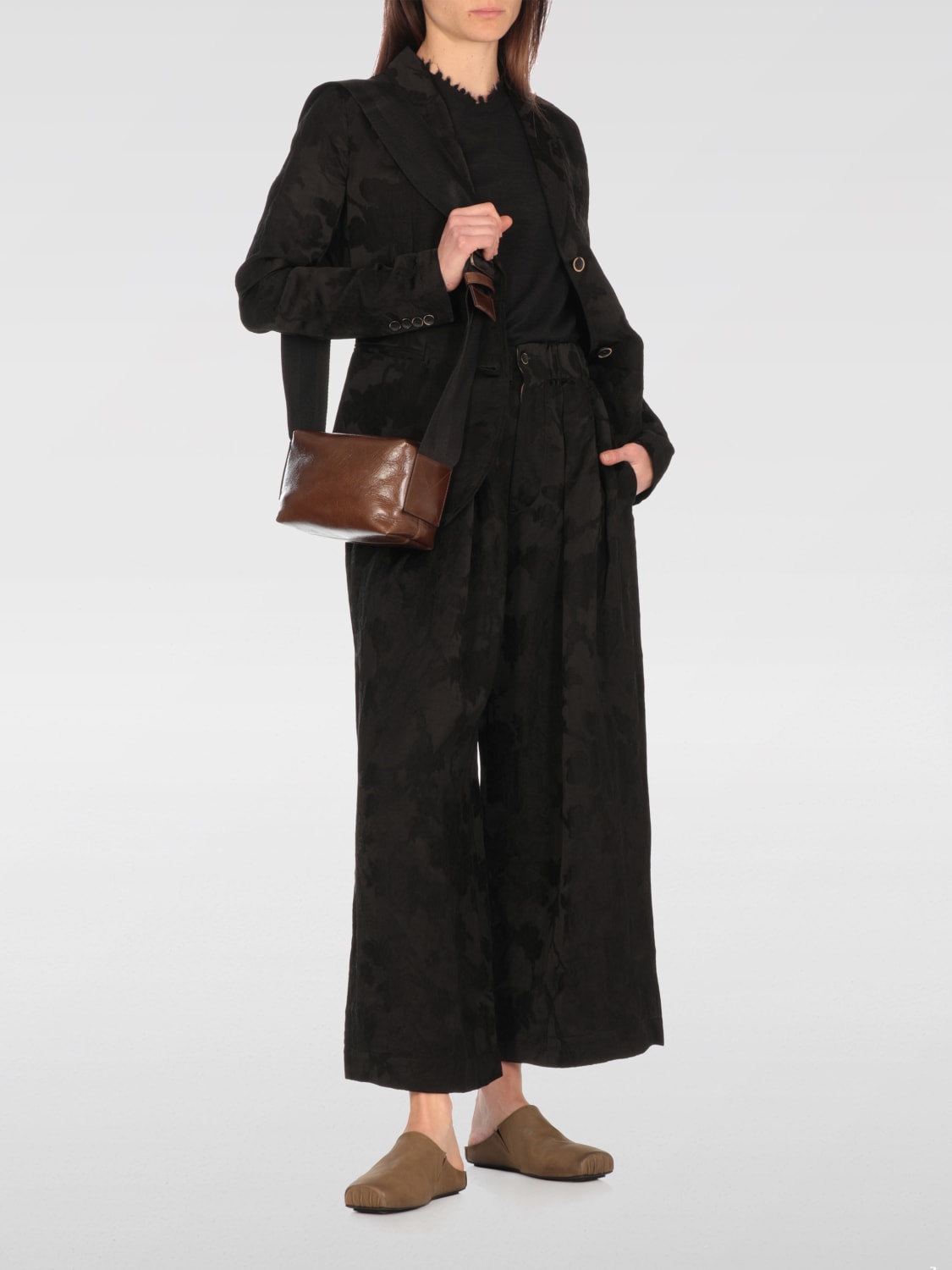 UMA WANG SHOULDER BAG: Shoulder bag woman Uma Wang, Brown - Img 2