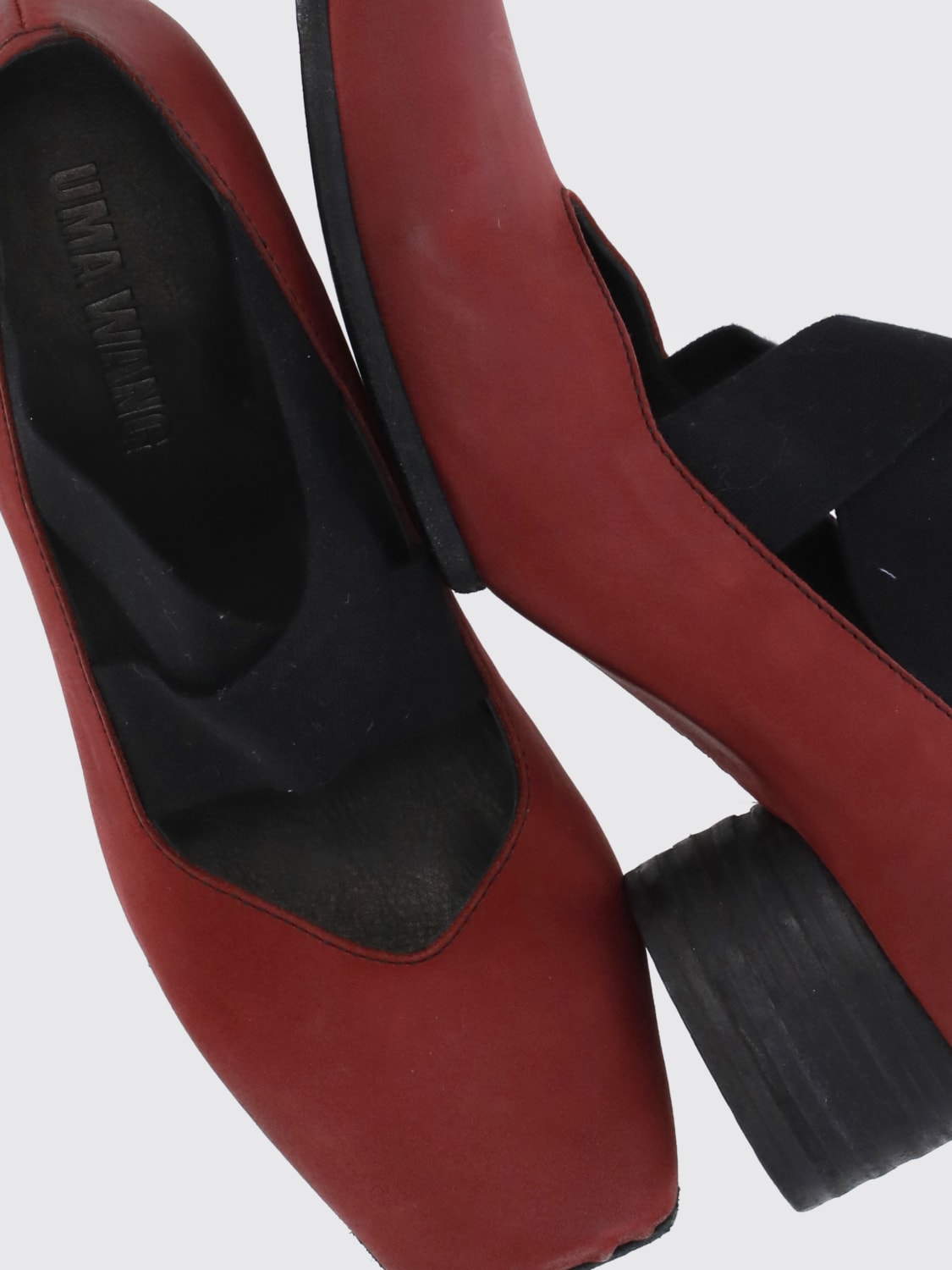 UMA WANG PUMP: Shoes woman Uma Wang, Burgundy - Img 4