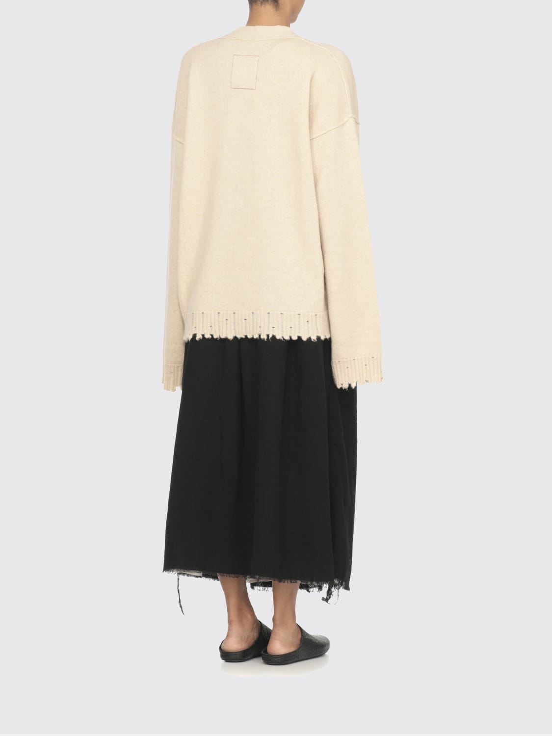 UMA WANG MAGLIA: Cardigan donna Uma Wang, Beige - Img 4