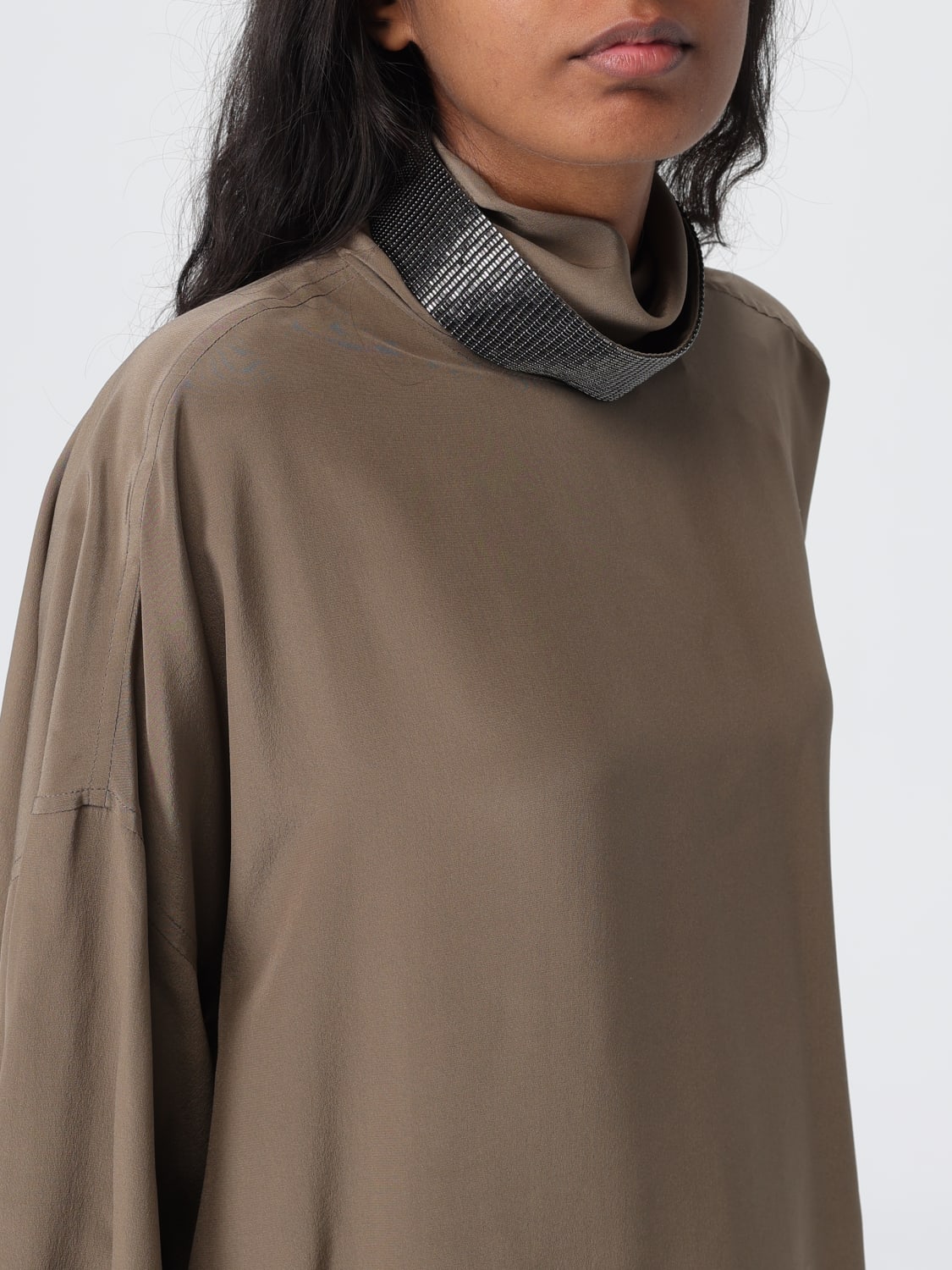 BRUNELLO CUCINELLI TOP: Top damen Brunello Cucinelli, Braun - Img 4