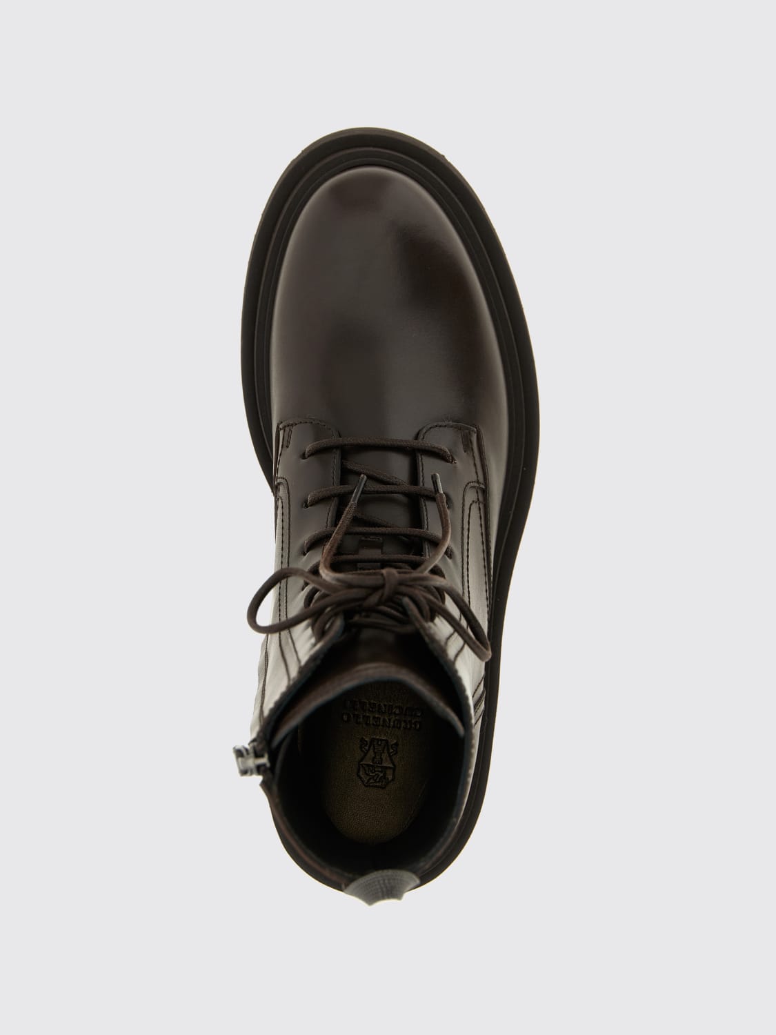 BRUNELLO CUCINELLI BOOTS: Shoes woman Brunello Cucinelli, Brown - Img 4