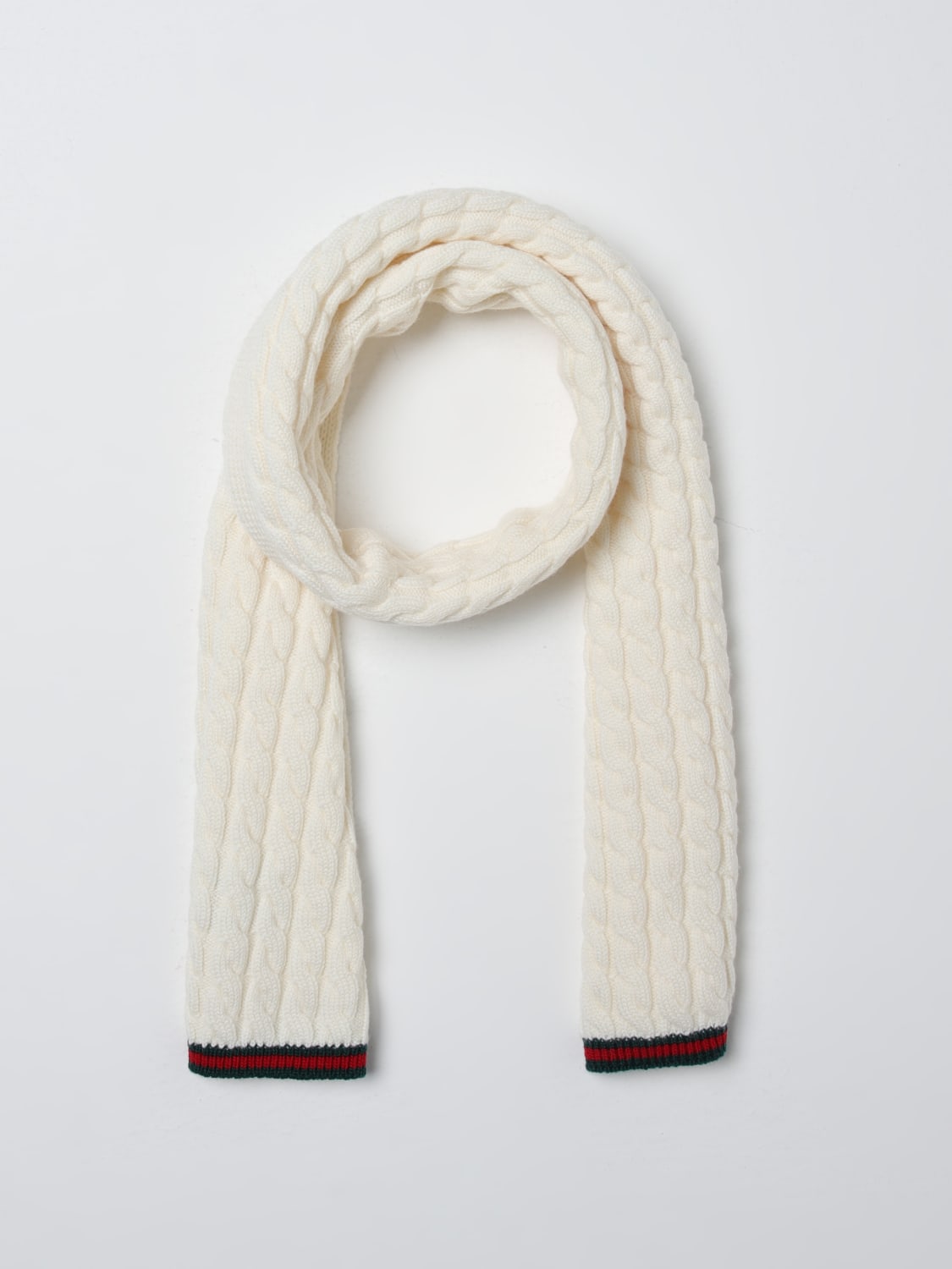 GUCCI SCARF: Scarf kids Gucci, White - Img 2