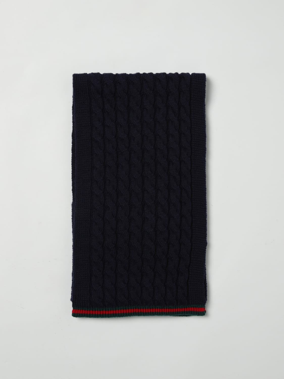 GUCCI BUFANDA: Bufanda niños Gucci, Azul Oscuro - Img 1