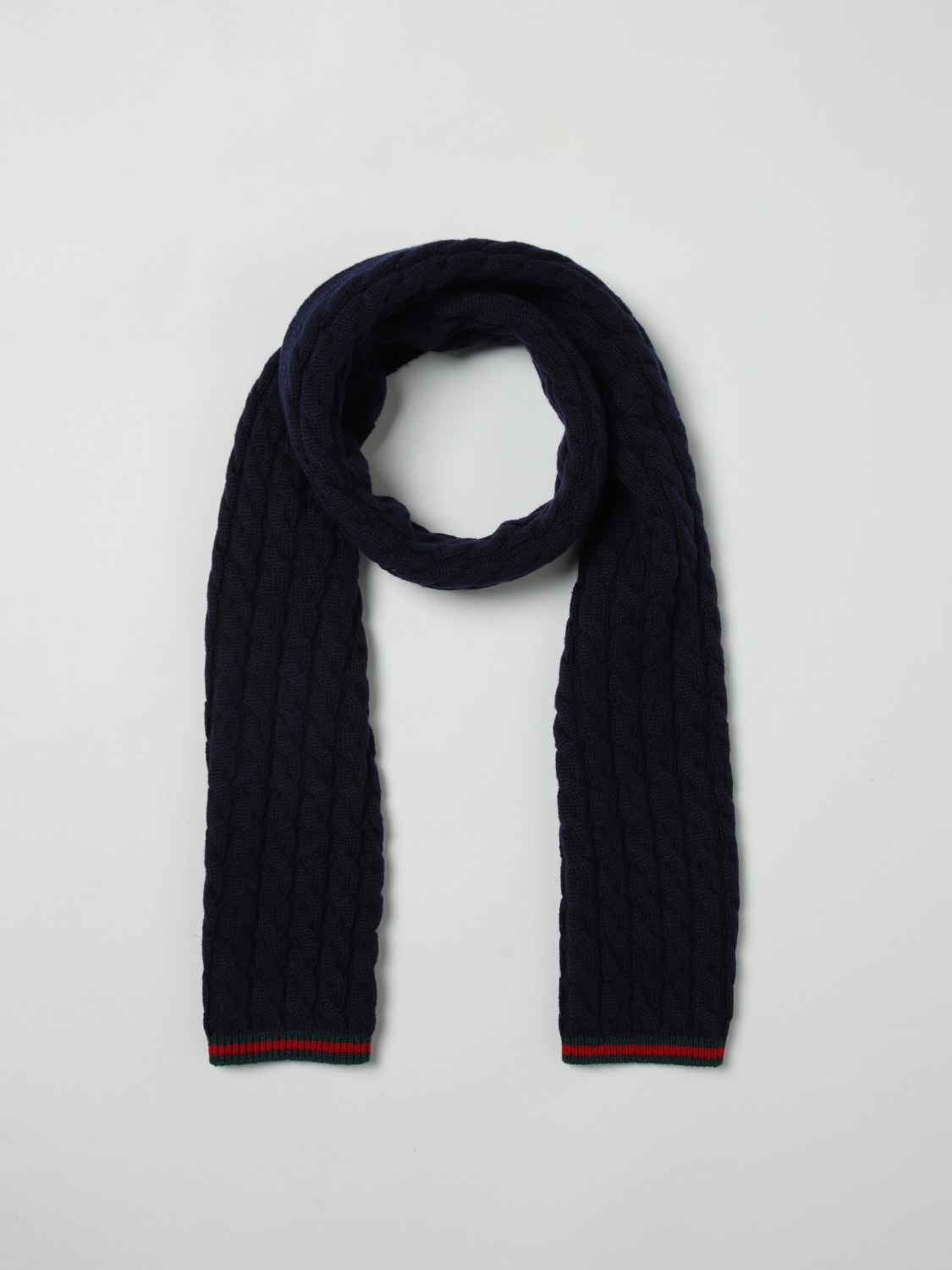 GUCCI BUFANDA: Bufanda niños Gucci, Azul Oscuro - Img 2