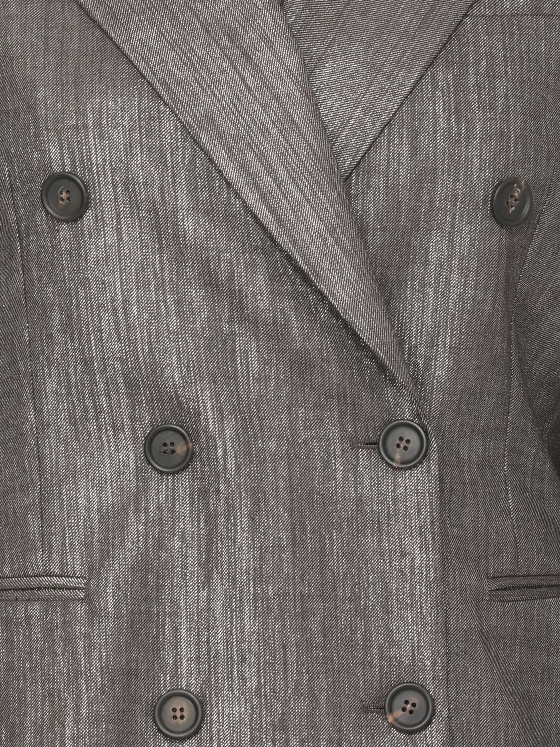 BRUNELLO CUCINELLI VESTE: Blazer femme Brunello Cucinelli, Marron - Img 4