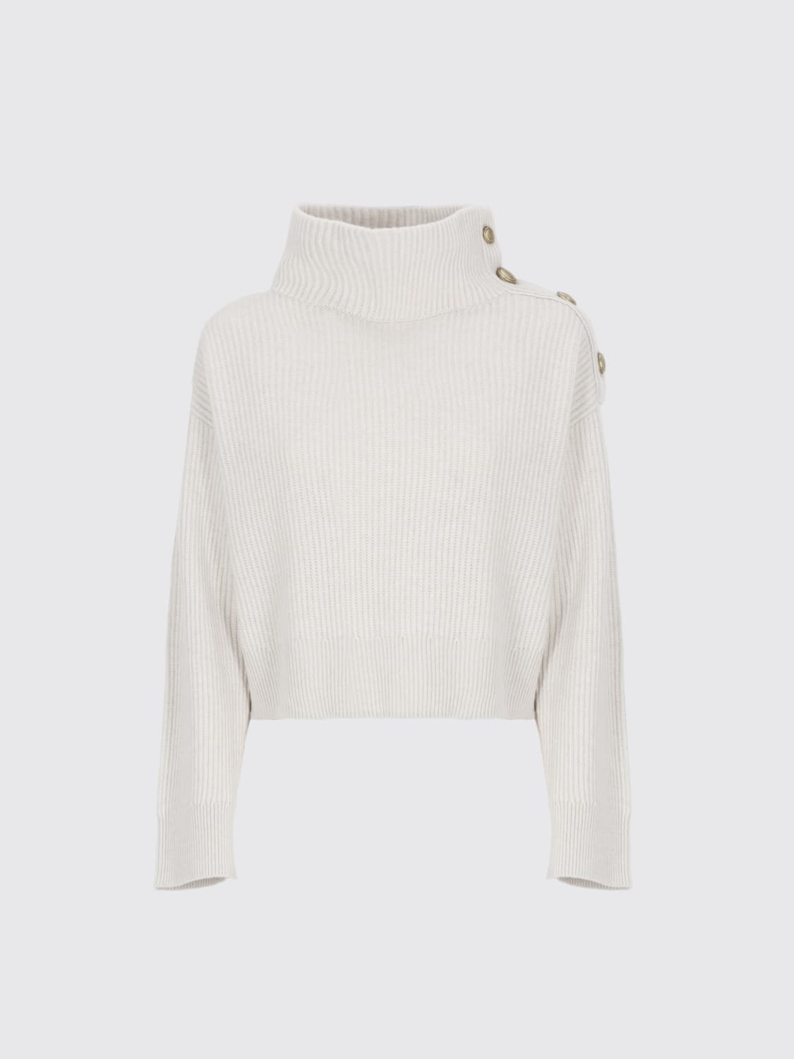 BRUNELLO CUCINELLI PULLOVER: Pullover damen Brunello Cucinelli, Grau - Img 5