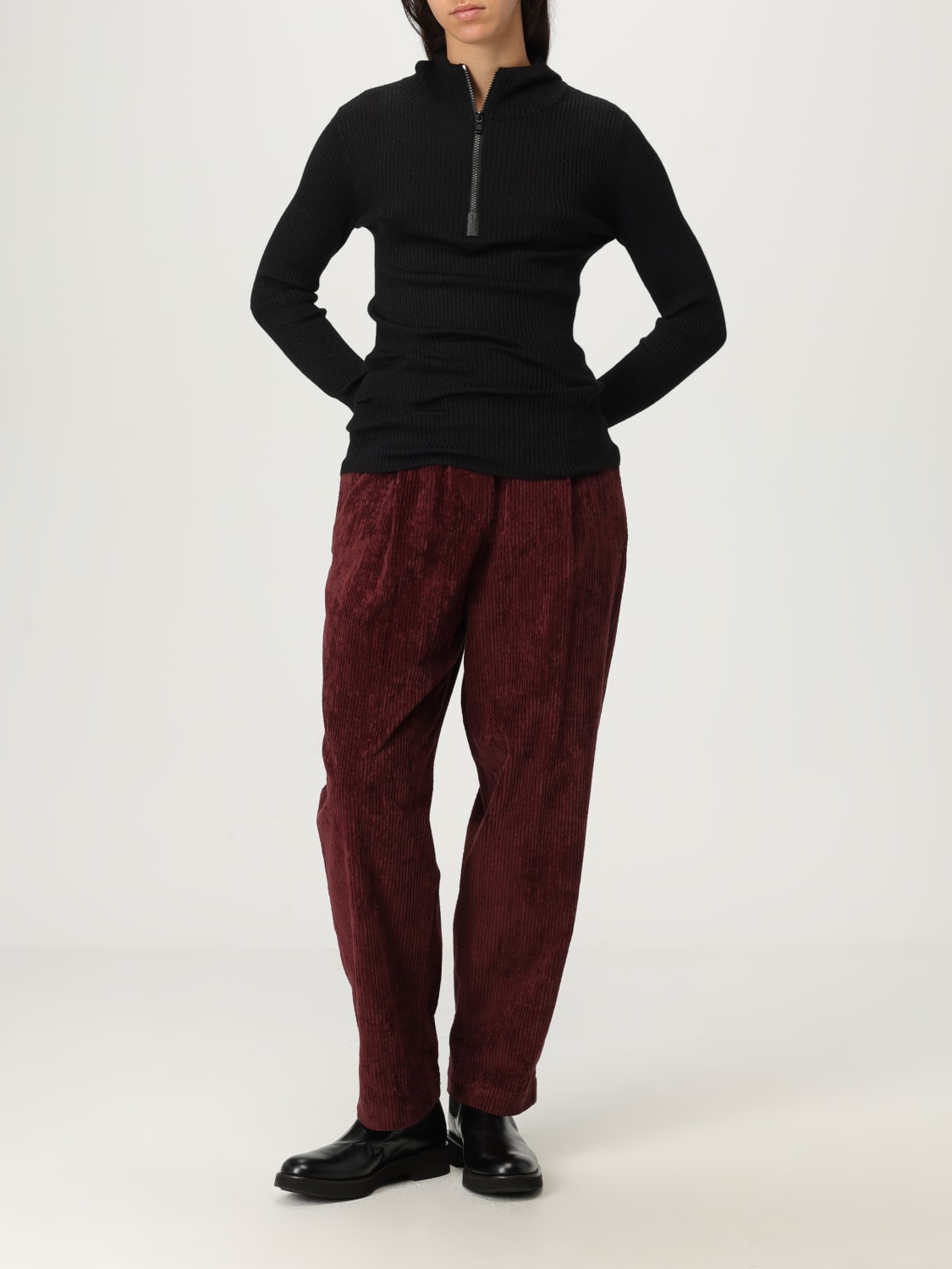 BRUNELLO CUCINELLI PULL: Cardigan femme Brunello Cucinelli, Noir - Img 2