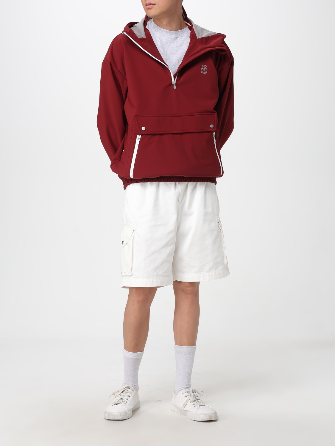 BRUNELLO CUCINELLI JACKET: Jacket men Brunello Cucinelli, Burgundy - Img 2