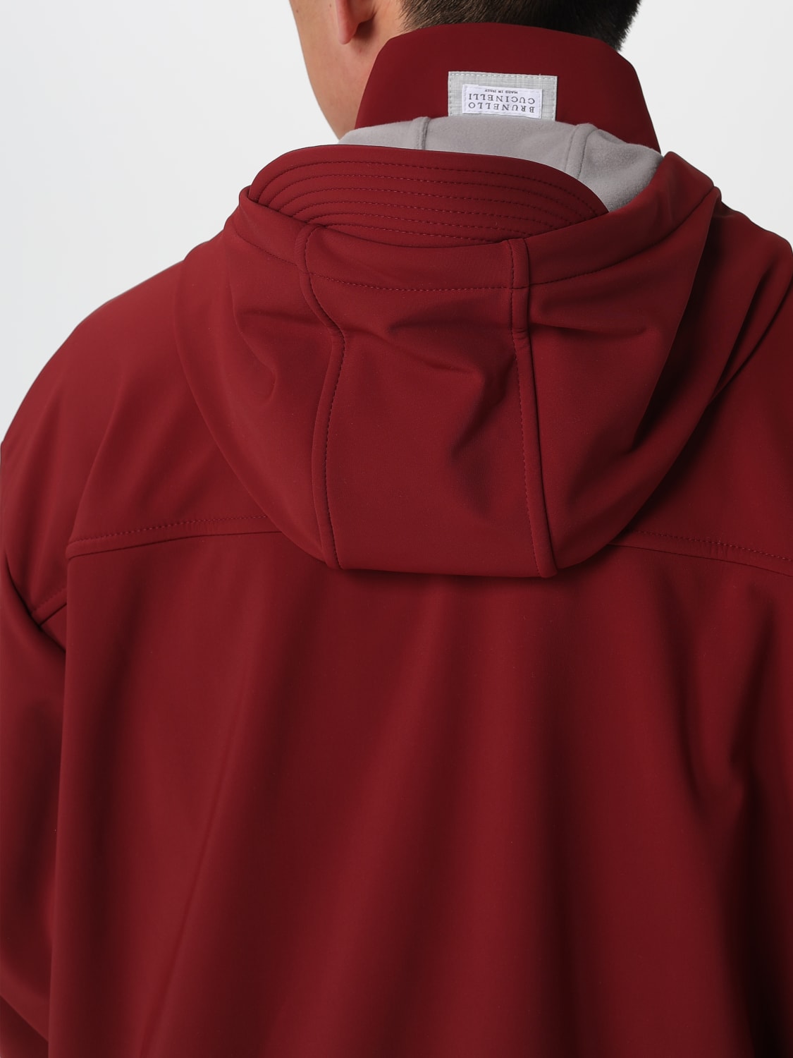 BRUNELLO CUCINELLI JACKET: Jacket men Brunello Cucinelli, Burgundy - Img 5