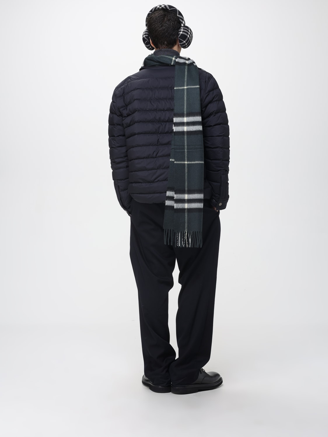 BURBERRY SCARF: Neck scarf men Burberry, Green - Img 4