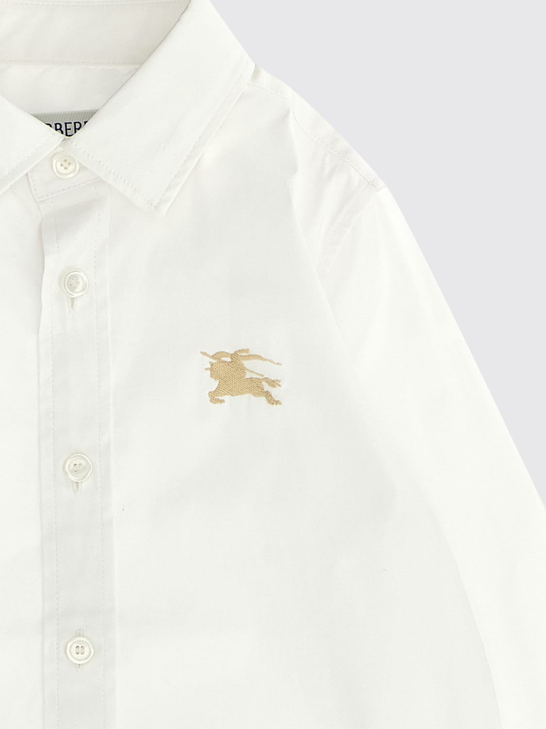 BURBERRY CAMISA: Camisa niños Burberry, Blanco - Img 3