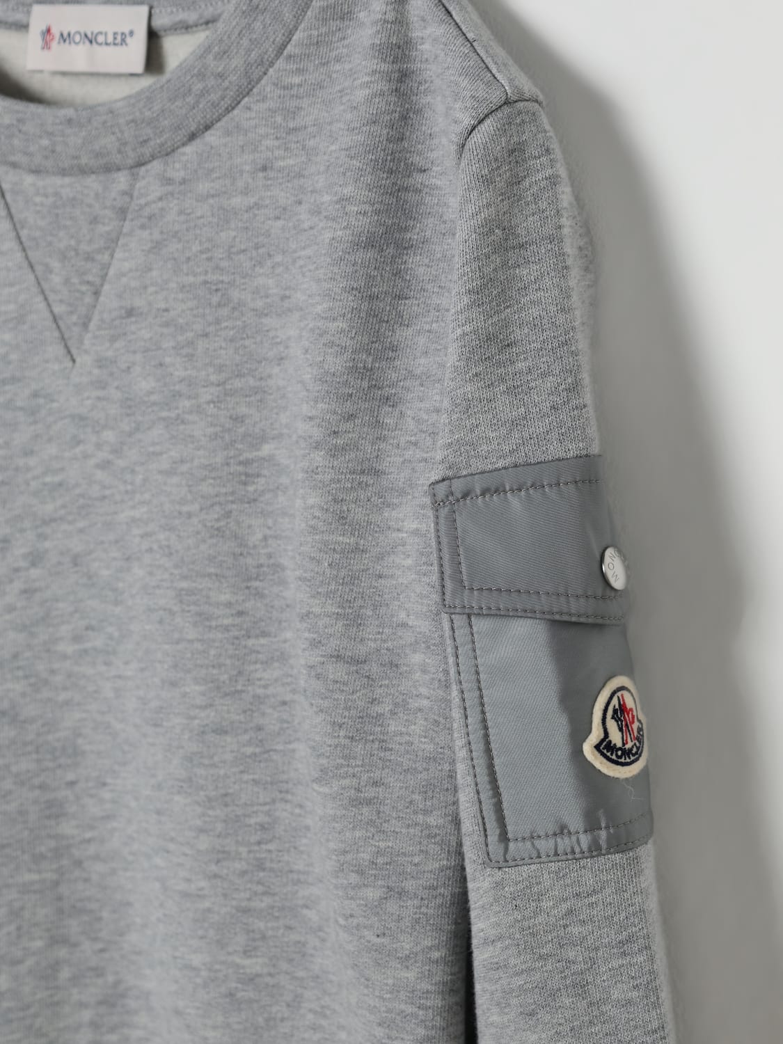 MONCLER JERSEY: Jersey niños Moncler, Gris - Img 3